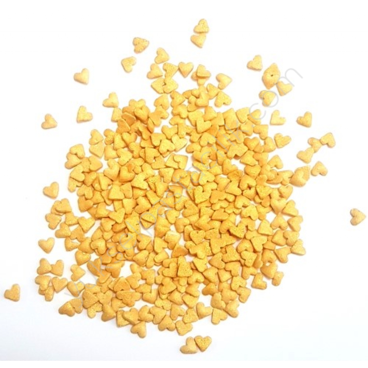 Mini Sprinkles Altın Soft Kalp 70 Gr