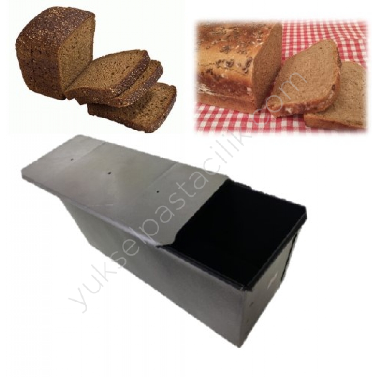 Tost Ekmek Kalıbı Teflon Puntalı 32 Cm