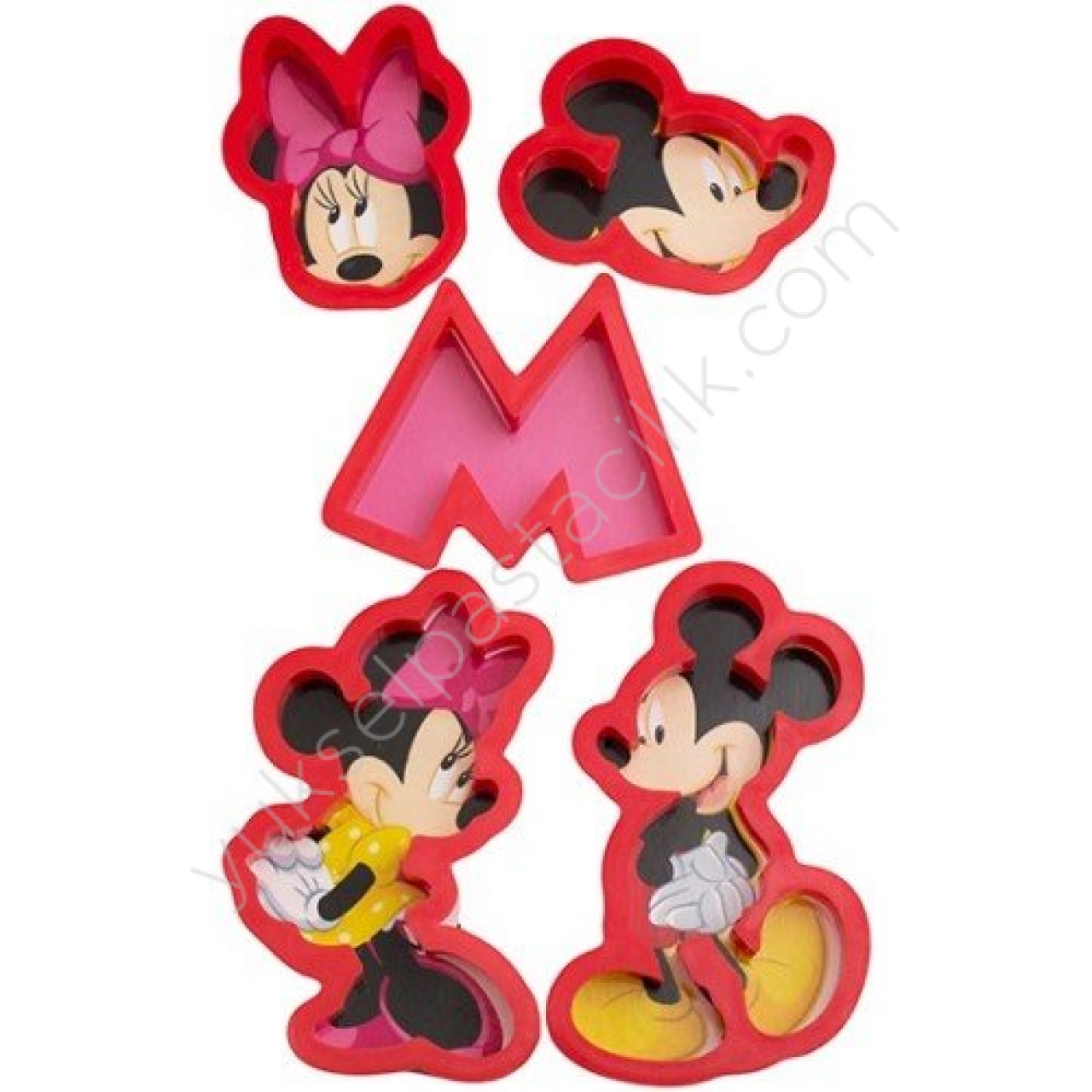 Miki Mouse Kalıbı 5 li Set