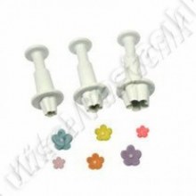Basmalı Çiçek Kalıp Mini 3 lü Set