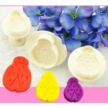 Basmalı Uğur Böceği Kalıp 3 lü Set