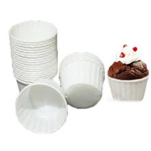 Beyaz Muffin Kek Kapsül 50 Adet