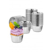 Gümüş Muffin Kek Kapsül 50 Adet      