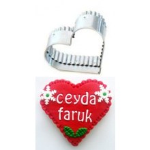 Kalp Dişli Kurabiye Kalıpları