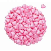 Küçük Kalp Sprinkles Pembe 90 Gr