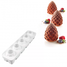 Silikomart Foresta 110 Ananas Kalıbı 5 Bölmeli