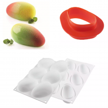 Silikomart Mango 130  kalıbı 6 Bölmeli