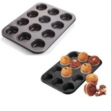 Teflon Muffin Kalıbı 12'Li