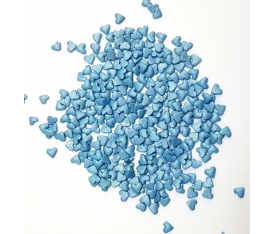 Mini Mavi Soft Kalp Sprinkles Şeker
