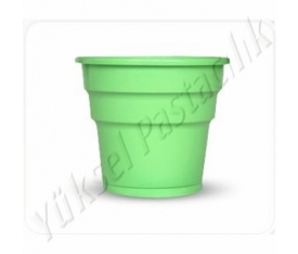 Plastik Meşrubat Bardağı Yeşil 180cc 25 Adet