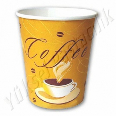 8 Oz Karton Kahve Bardak 200 Cc 100 Adet