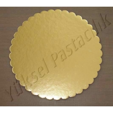 Pasta Altlığı Gold 18 Cm 10 Adet