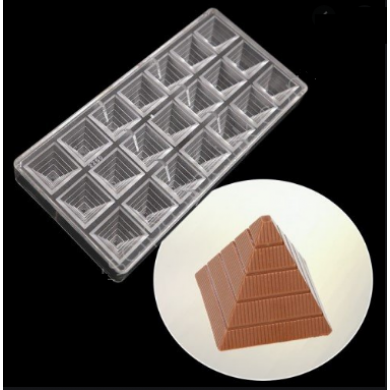 Polikarbon Çikolata Kalıbı Piramit